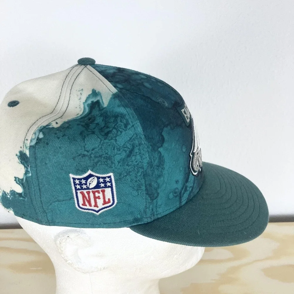 Philadelphia Eagles‎ Hat Cap Snap Back Mens One Size Green NFL Football New Era